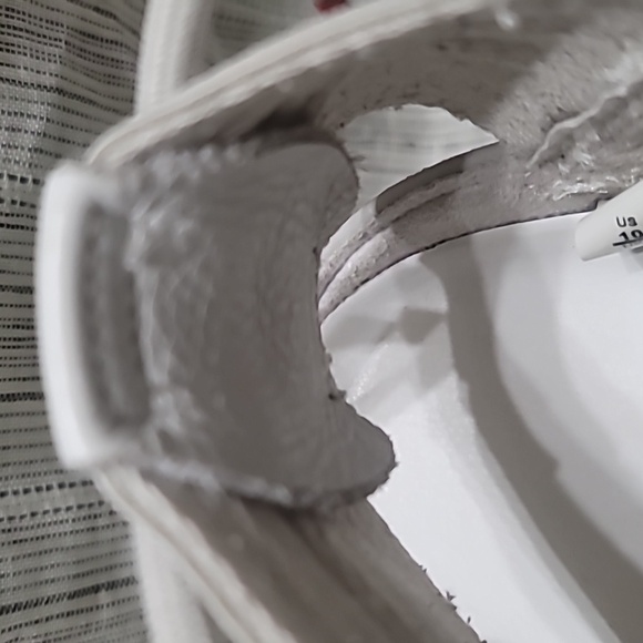 Nike Airmax FF 720 SAIL Hybrid White Leather Sandal/Sneaker Chunky Outsole Sz10 - Picture 11 of 14